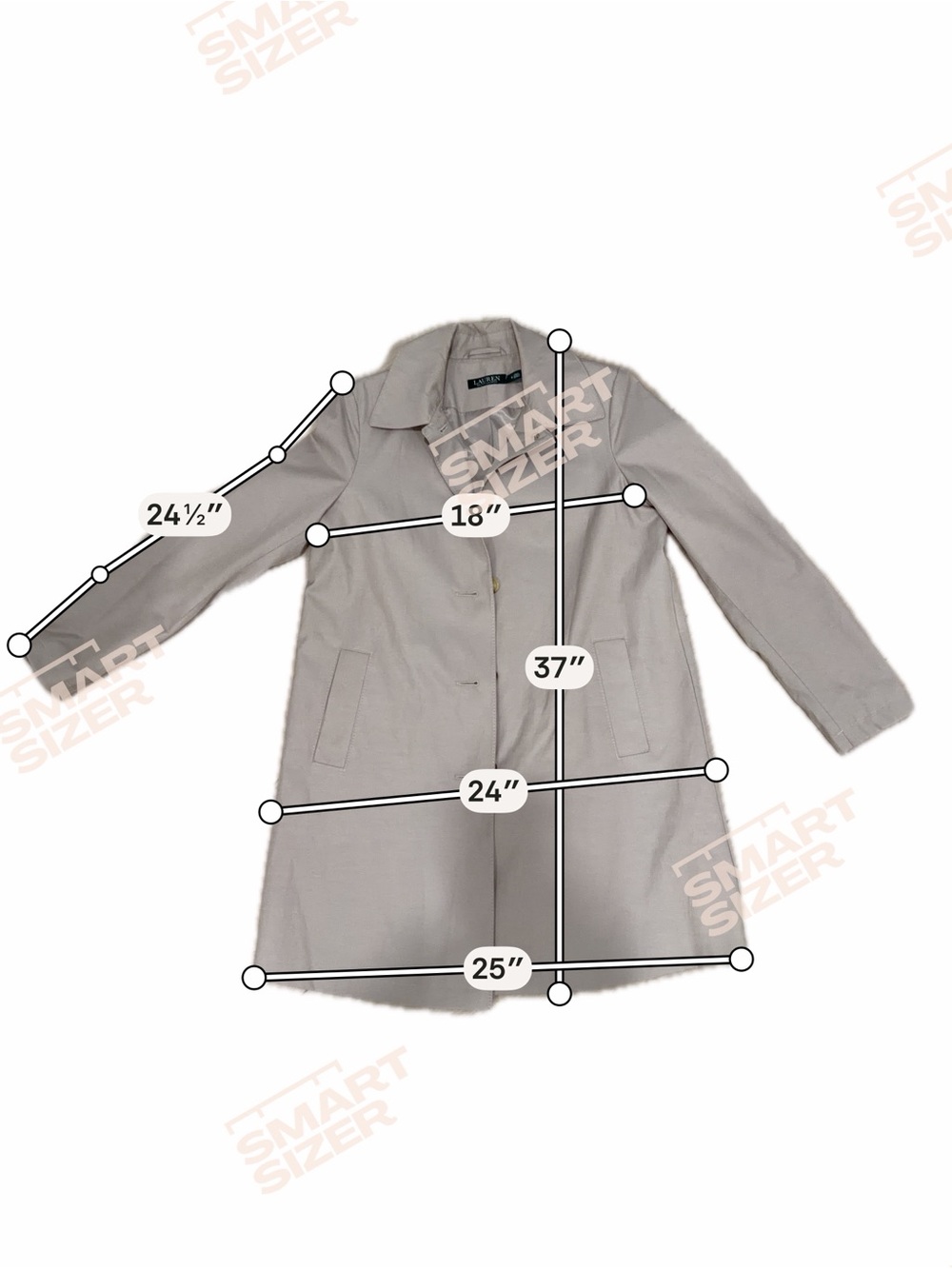 Lauren by Ralph Lauren Classic Trench Medium - Picture 4 of 6